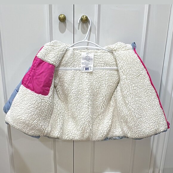 Gap Toddler Reversible ColdControl Max Sherpa Puffer Jacket - 3Y - Picture 3 of 6